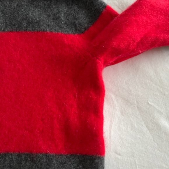 Athleta 100% Cashmere Stripe Turtleneck Sweater - Picture 7 of 7